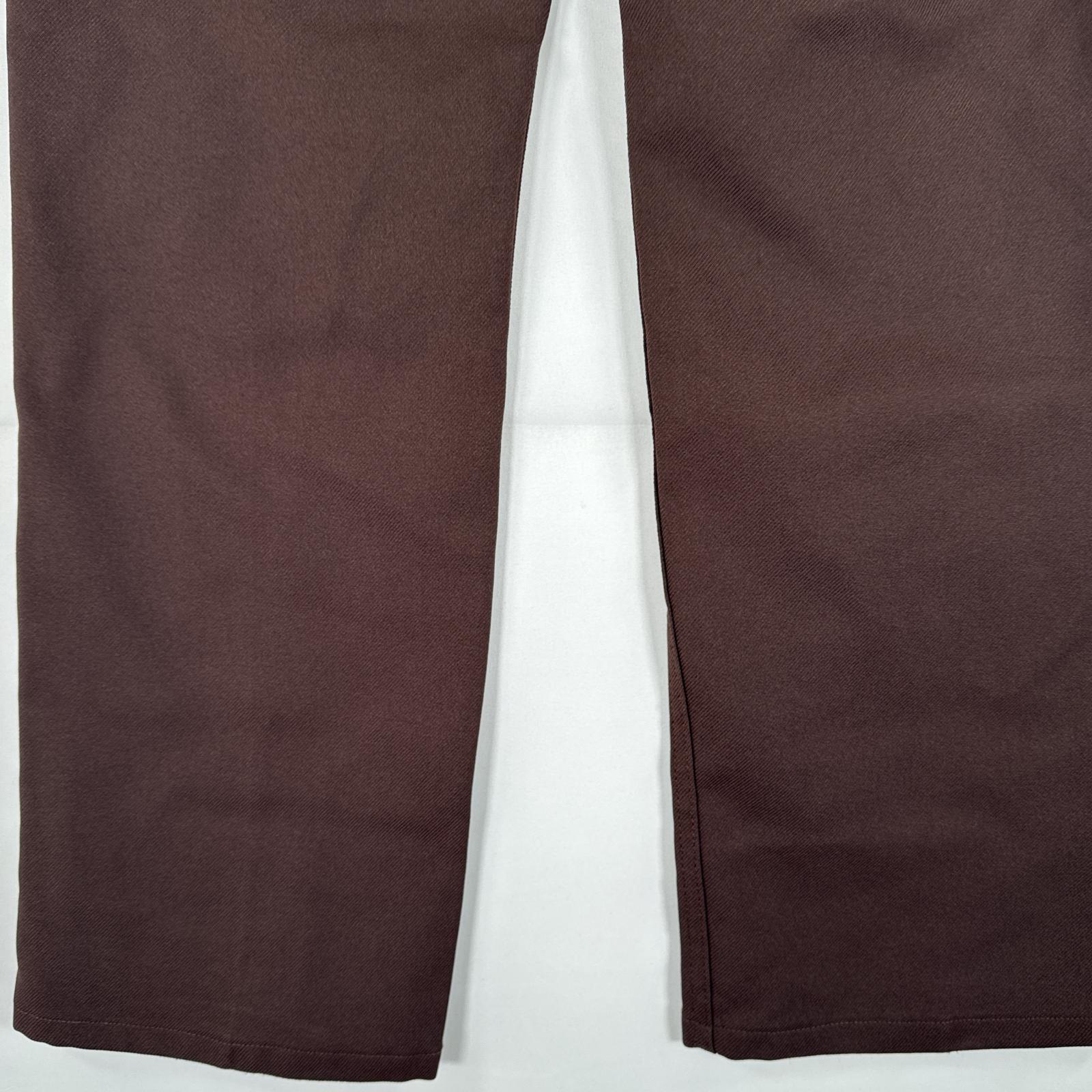 古着 90s/90年代 スラックスパンツ ランチャーパンツ フレア ブーツカット 大きいサイズ w36 L32 ブラウン メンズ 古着 90s/90年代 スラックスパンツ ランチャーパンツ フレア ブーツカット 大きいサイズ w36 L32 ブラウン メンズ