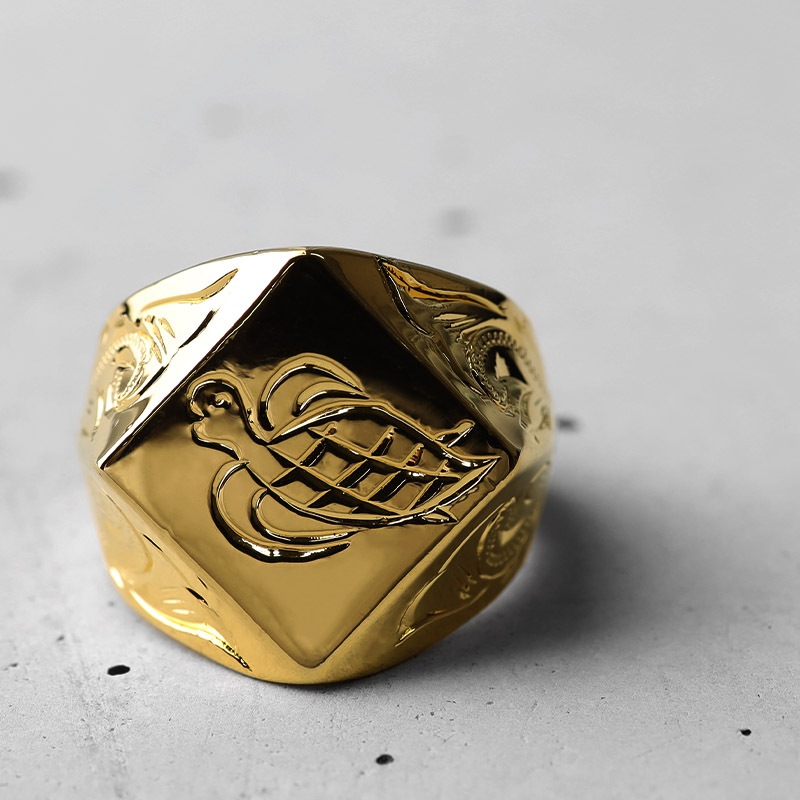 BFF 印台リング ウミガメ [bffr011-g-l]