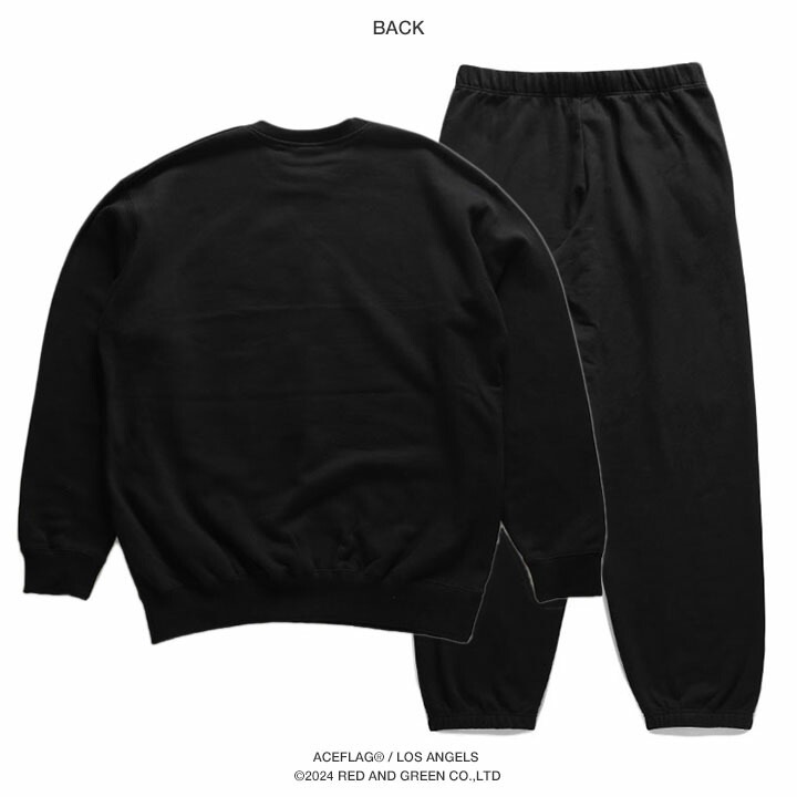ACE FLAG 上下セット 長袖 ブランド メンズ 春秋冬用 黒 大きいサイズ エースフラッグ セットアップ トレーナー スウェットパンツ Gang ギャング ACE FLAG 上下セット 長袖 ブランド メンズ 春秋冬用 黒 大きいサイズ エースフラッグ セットアップ トレーナー スウェットパンツ Gang ギャング