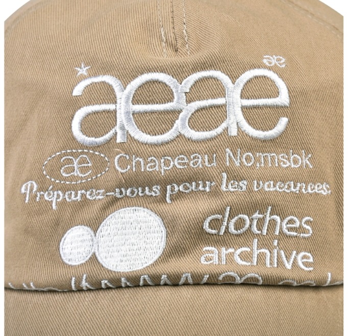 【AEAE】WEB LOGO TWO TONE BALL CAP ●送料・関税込● AEAE] WEB LOGO TWO TONE BALL CAP- [BEIGE/BURGANDY] 正規品