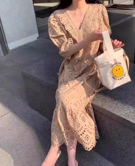 レディース ワンピース プルオーバー ロング 5分袖 7分袖 Vネック フェミニン レース かわいい 大人可愛い きれいめ シンプル カジュアル 上品 おしゃれ レトロ ガーリー ルーズ 存在感 レディース ワンピース プルオーバー ロング 5分袖 7分袖 Vネック フェミニン レース かわいい 大人可愛い きれいめ シンプル カジュアル 上品 おしゃれ レトロ ガーリー ルーズ 存在感