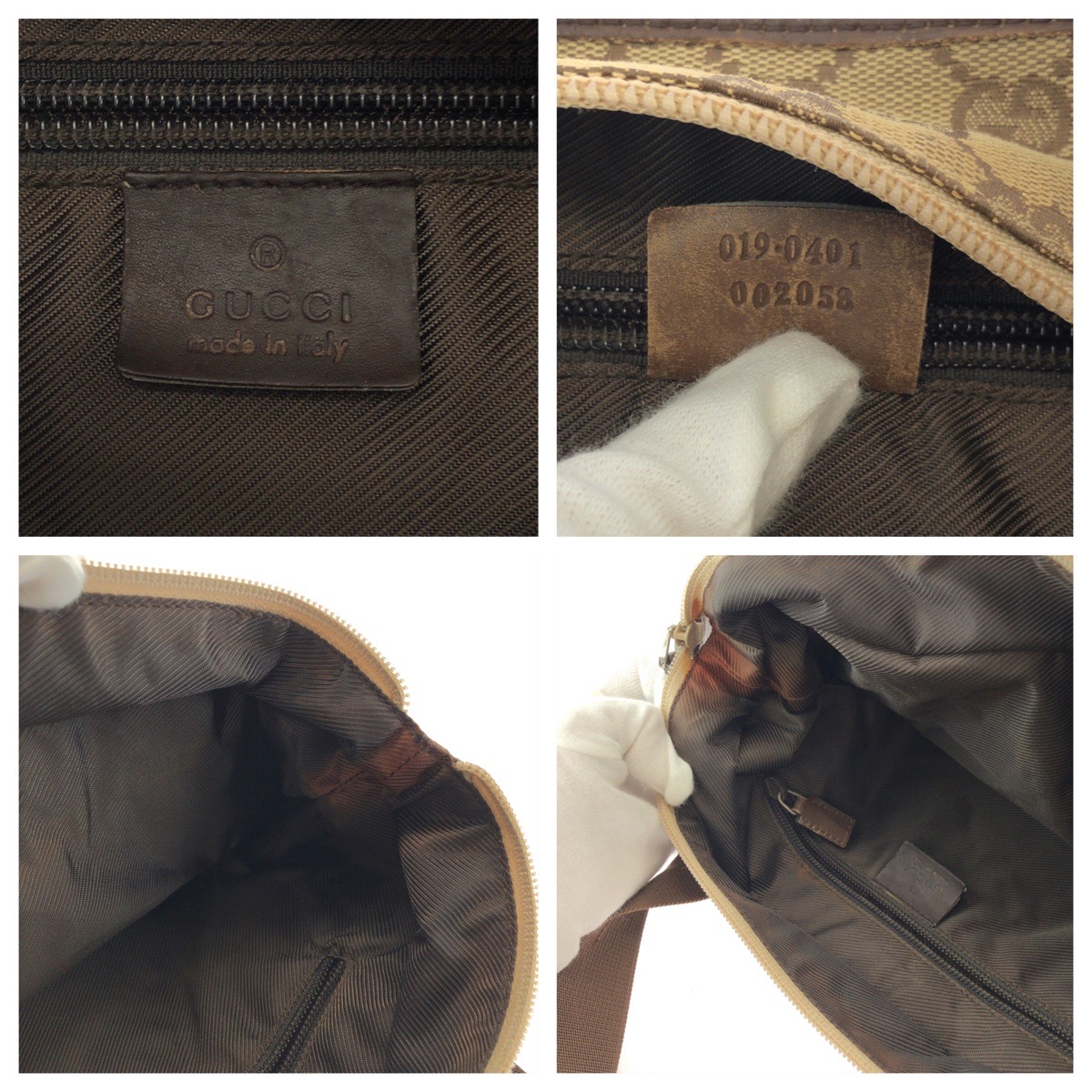 美品 ベージュ ブラウン シルバー金具 GGキャンバス 019 0401 トートバッグ ショルダーバッグ レディース 501168 美品 ベージュ ブラウン シルバー金具 GGキャンバス 019 0401 トートバッグ ショルダーバッグ レディース 501168