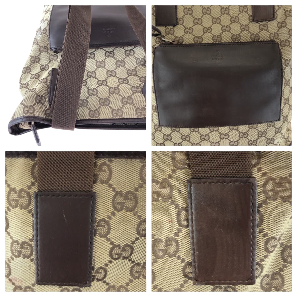 美品 ベージュ ブラウン シルバー金具 GGキャンバス 019 0401 トートバッグ ショルダーバッグ レディース 501168 美品 ベージュ ブラウン シルバー金具 GGキャンバス 019 0401 トートバッグ ショルダーバッグ レディース 501168