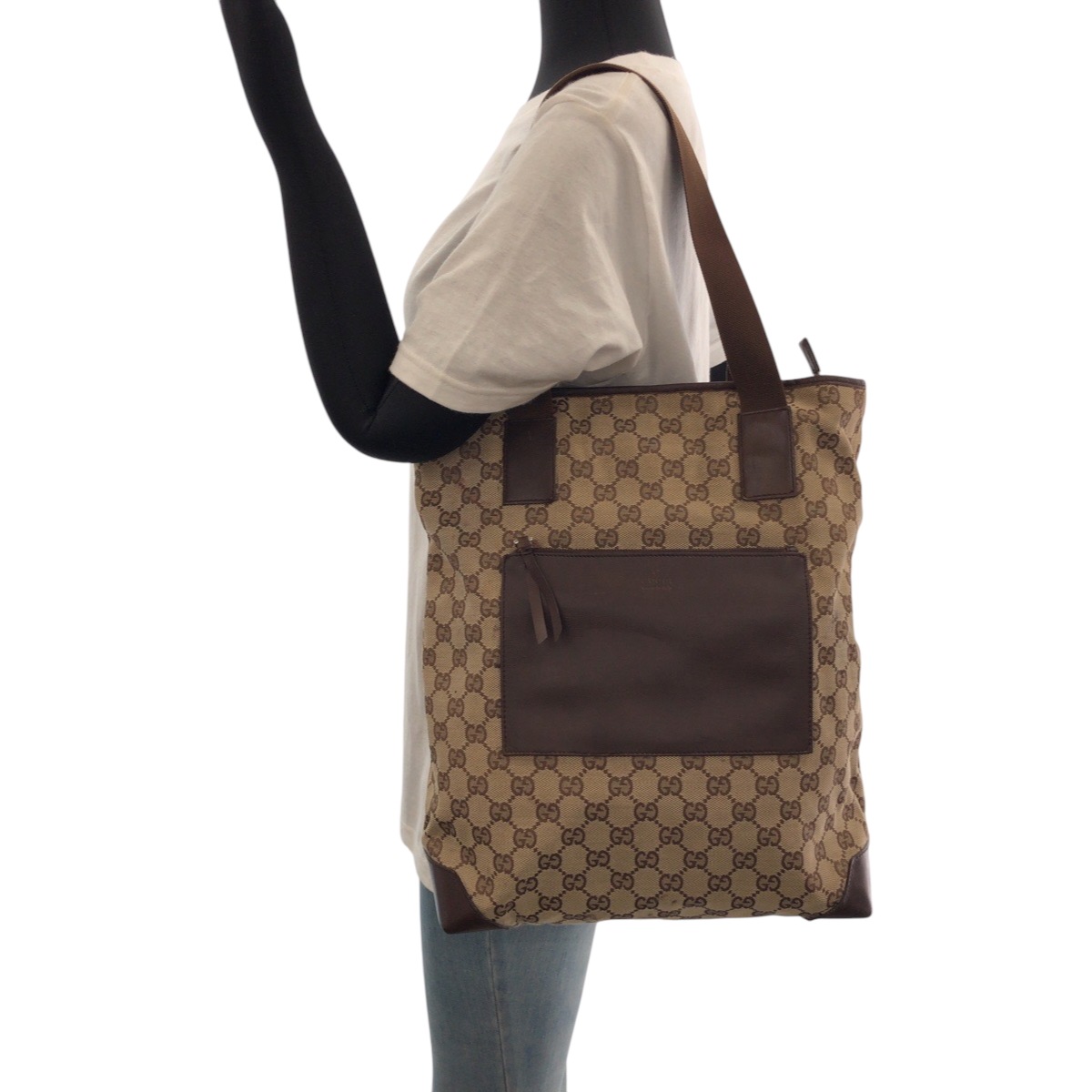 美品 ベージュ ブラウン シルバー金具 GGキャンバス 019 0401 トートバッグ ショルダーバッグ レディース 501168 美品 ベージュ ブラウン シルバー金具 GGキャンバス 019 0401 トートバッグ ショルダーバッグ レディース 501168