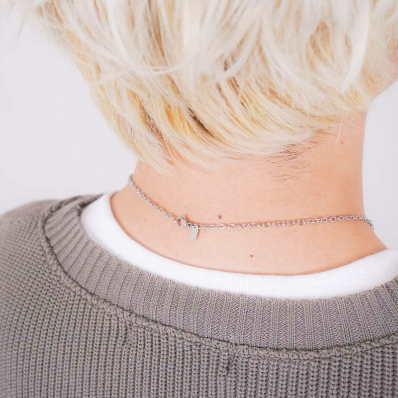 トライネックレス サンドプレート サージカルステンレス シルバー メンズ ブランド 彼氏 プレゼント トライネックレス サンドプレート サージカルステンレス シルバー メンズ ブランド 彼氏 プレゼント