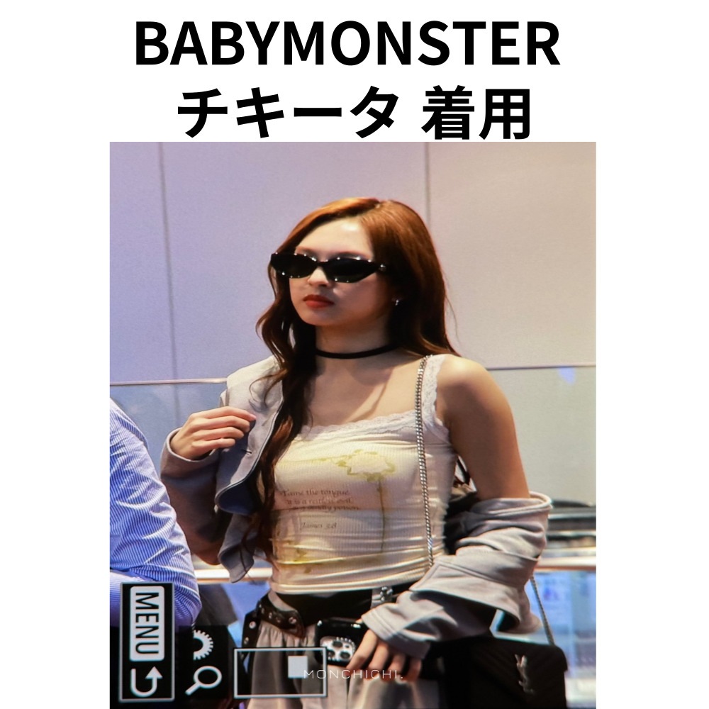 24ss/IVE レイ / BABYMONSTER チキータ 着用/ Rose Camisole /3カラー/タンクトップ
