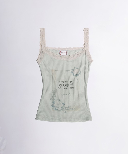 24ss/IVE レイ / BABYMONSTER チキータ 着用/ Rose Camisole /3カラー/タンクトップ