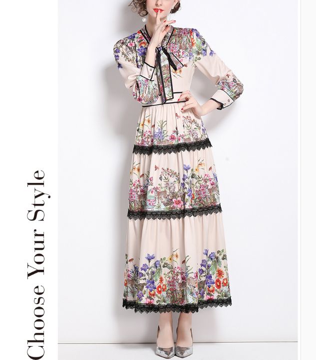 【急速出荷 2025年新作】花柄ワンピース 白 韓国 ロング レトロ はながら リボンタイ ボウタイリボン リゾートワンピース マキシワンピース 20代 30代 40代 50代 大人 春 夏 秋 レー 【急速出荷 2025年新作】花柄ワンピース 白 韓国 ロング レトロ はながら リボンタイ ボウタイリボン リゾートワンピース マキシワンピース 20代 30代 40代 50代 大人 春 夏 秋 レー
