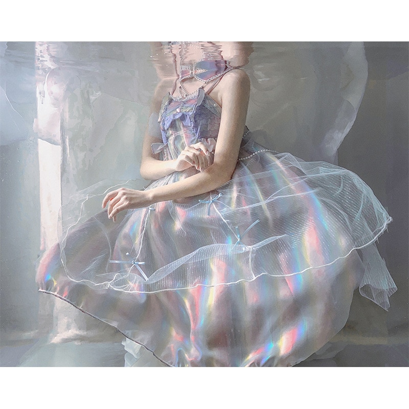 Sakura Loveオリジナルロリータドレス リトルマーメイドjsk エレガントクラロリータドレス