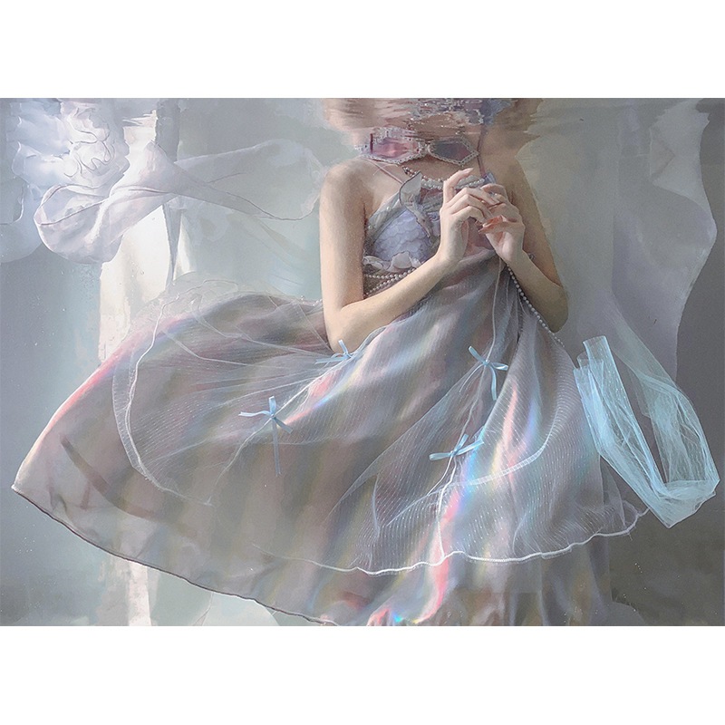 Sakura Loveオリジナルロリータドレス リトルマーメイドjsk エレガントクラロリータドレス