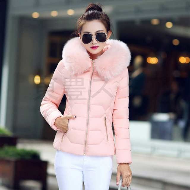 中綿ジャケット レディース 暖かい 帽子付き コート ゆったり 新作 アウター 冬 防寒 ショート丈 秋 長袖 体型カバー 無地 シン