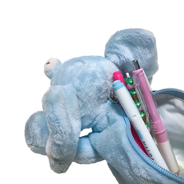 NICI ポーチ ぬいぐるみ Qoo10] NICI NICI(ニキ)【正規商品】 ブルーエレ