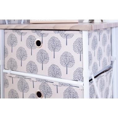 組立簡単チェスト4D タンス スチール ファブリック 棚 収納 4段 リビング 寝室 LFS-654 木の模様 ベージュ グレー かわいい 横揺れ防止 組立簡単チェスト4D タンス スチール ファブリック 棚 収納 4段 リビング 寝室 LFS-654 木の模様 ベージュ グレー かわいい 横揺れ防止