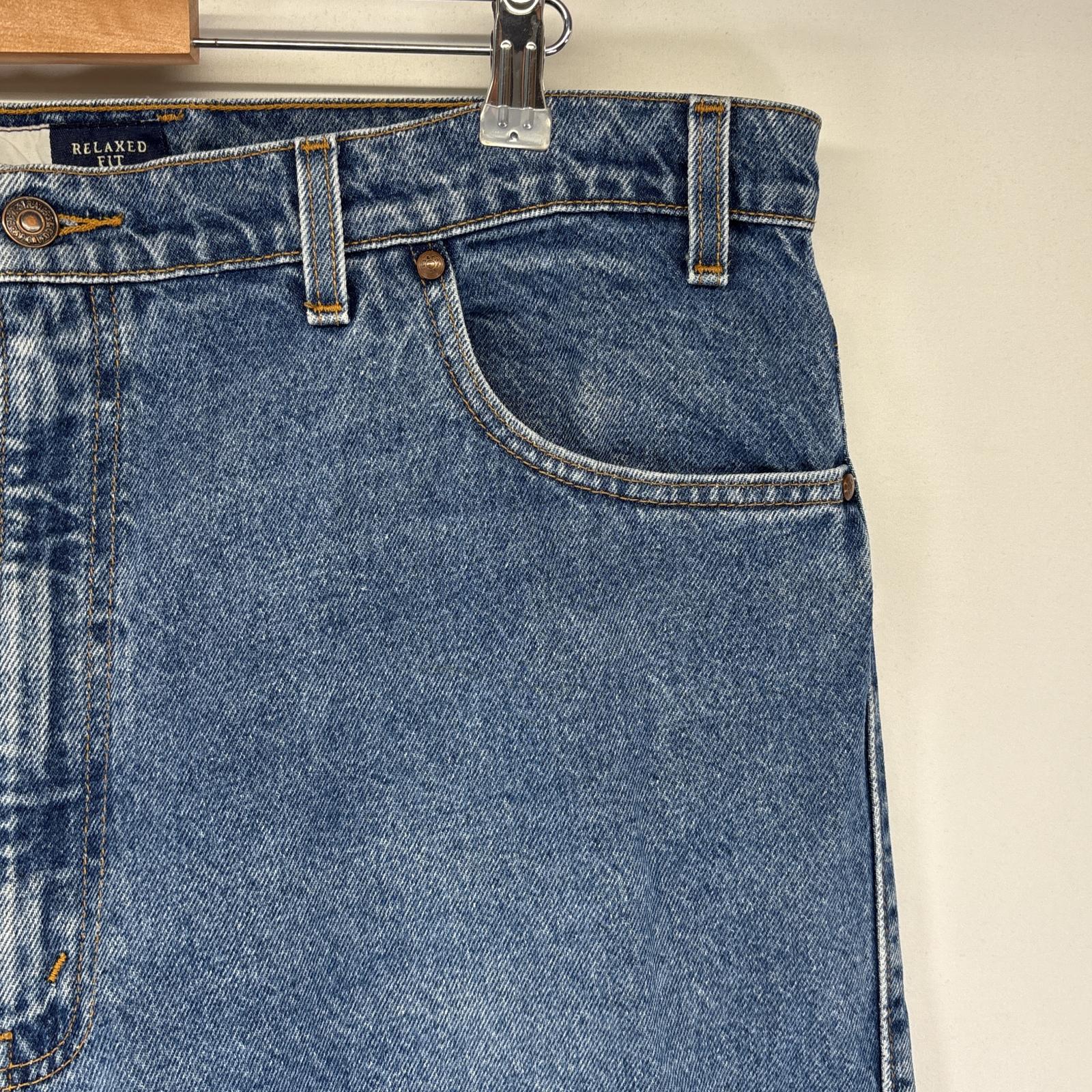 古着 90s/90年代 デニムパンツ 540 テーパード 大きいサイズ ジーンズ ジーパン 5ポケット 長ズボン w44 L30 ブルー メンズ