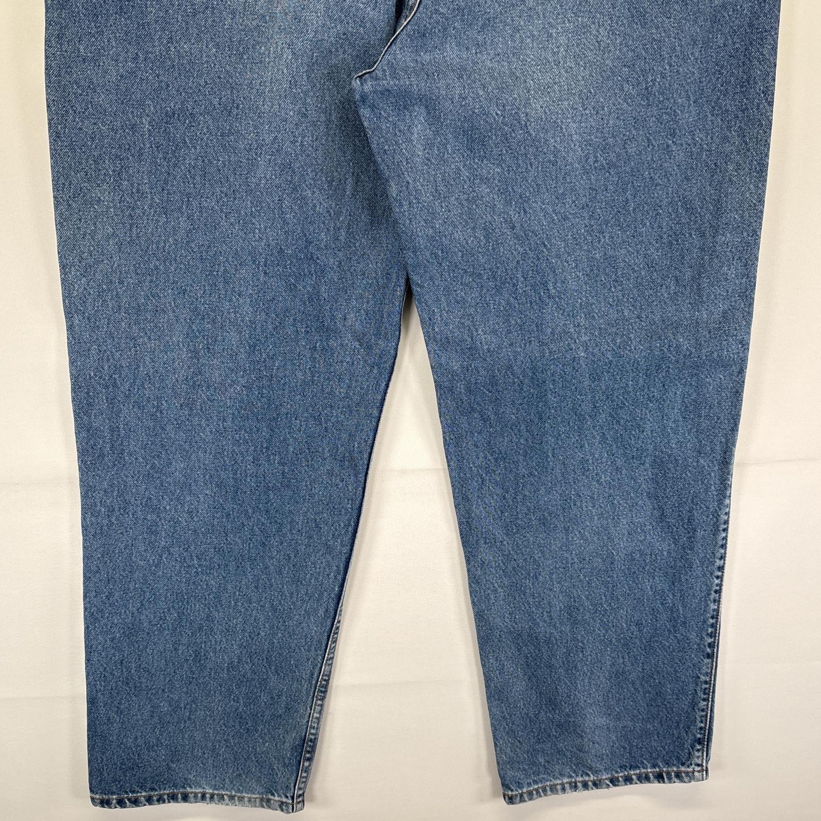 古着 90s/90年代 デニムパンツ 540 テーパード 大きいサイズ ジーンズ ジーパン 5ポケット 長ズボン w44 L30 ブルー メンズ