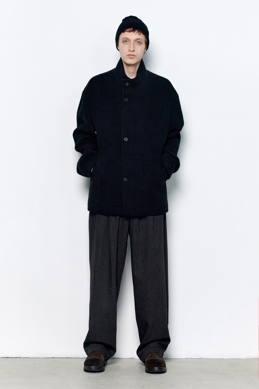 S＇新品登場☆100%ウール 中長セクション ダブルポケット ゆったり 厚い 両面カシミヤ 気質 レディース コートZ69 オンワードクローゼット（コート・ジャケット｜レディース