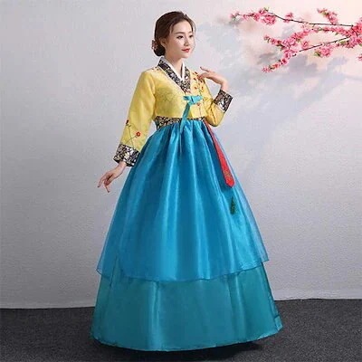 【超お得1つ買うと10個もらえる】超人気 高評価!!韓国の民族衣装チマチョゴリ韓服ステージステージダンス衣装韓服ウェディングドレス