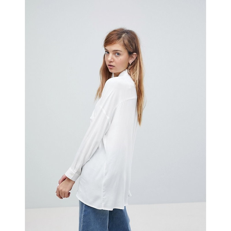 エイソス レディース トップス ブラウス・シャツ【ASOS Oversized Utility Shirt】Ivory エイソス レディース トップス ブラウス・シャツ【ASOS Oversized Utility Shirt】Ivory