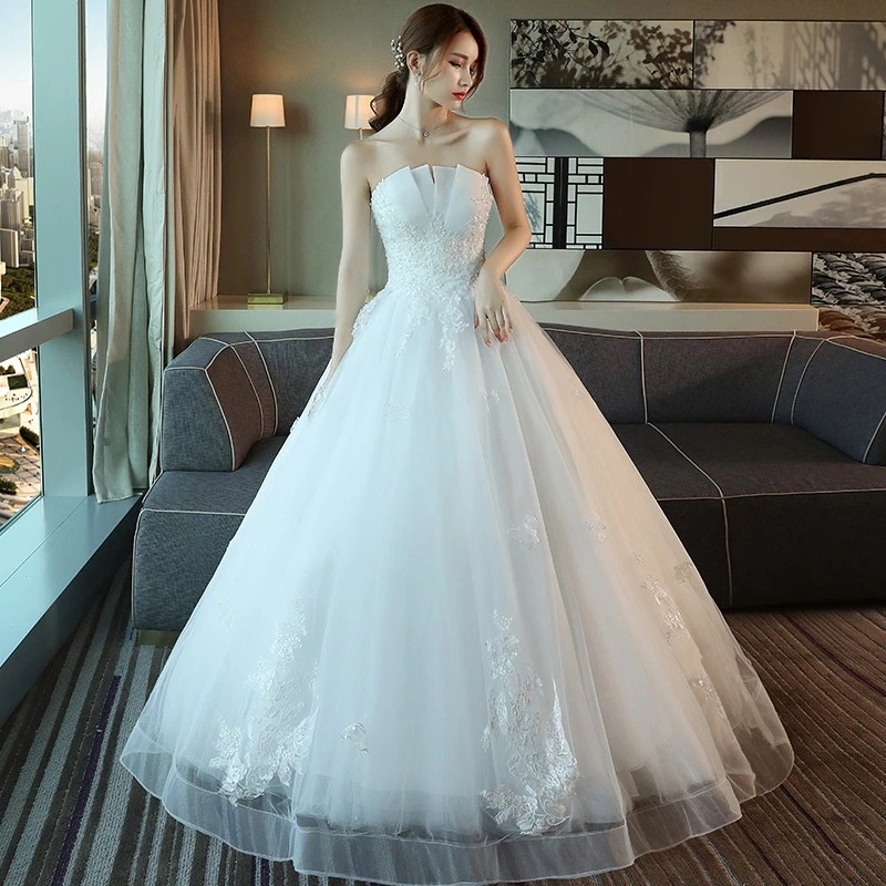 パーティードレス2023結婚式ドレスウェディングドレス シンプル ウエディングドレス 花嫁 ブライダル 二次会フォトウエディング ビーチフォト ドレス
