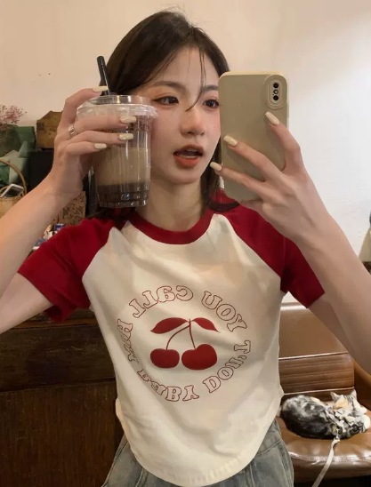 トップス Tシャツ カットソー 袖あり 半袖 5分袖 五分袖 丸襟 タイト 細身 ストレート かわいい 大人可愛い きれいめ シンプル カジュアル 大人 おしゃれ お洒落 大人女子 こなれ感 ラフ