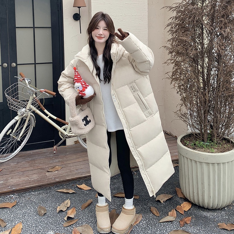 韓国★ロング スリム フード付き 95%ホワイトダックダウン 4色 韓国☆ロング スリム フード付き 95%ホワイトダックダウン 4色