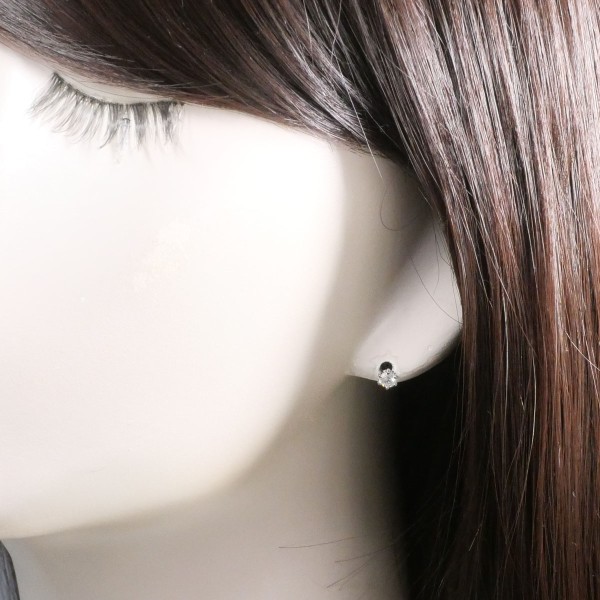 PT900 プラチナ ピアス ダイヤ 約0.19ct×2 総重量約0.7g ジュエリー 中古 PT900 プラチナ ピアス ダイヤ 約0.19ct×2 総重量約0.7g ジュエリー 中古