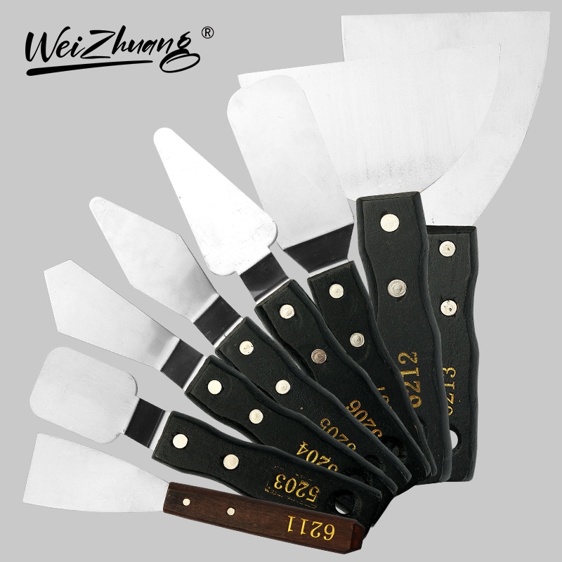 黒いハンドル油絵ペイントスクレーパーガッシュパレットナイフ大規模なシャベルアートペインティング素材絵画ピックナイフ 黒いハンドル油絵ペイントスクレーパーガッシュパレットナイフ大規模なシャベルアートペインティング素材絵画ピックナイフ