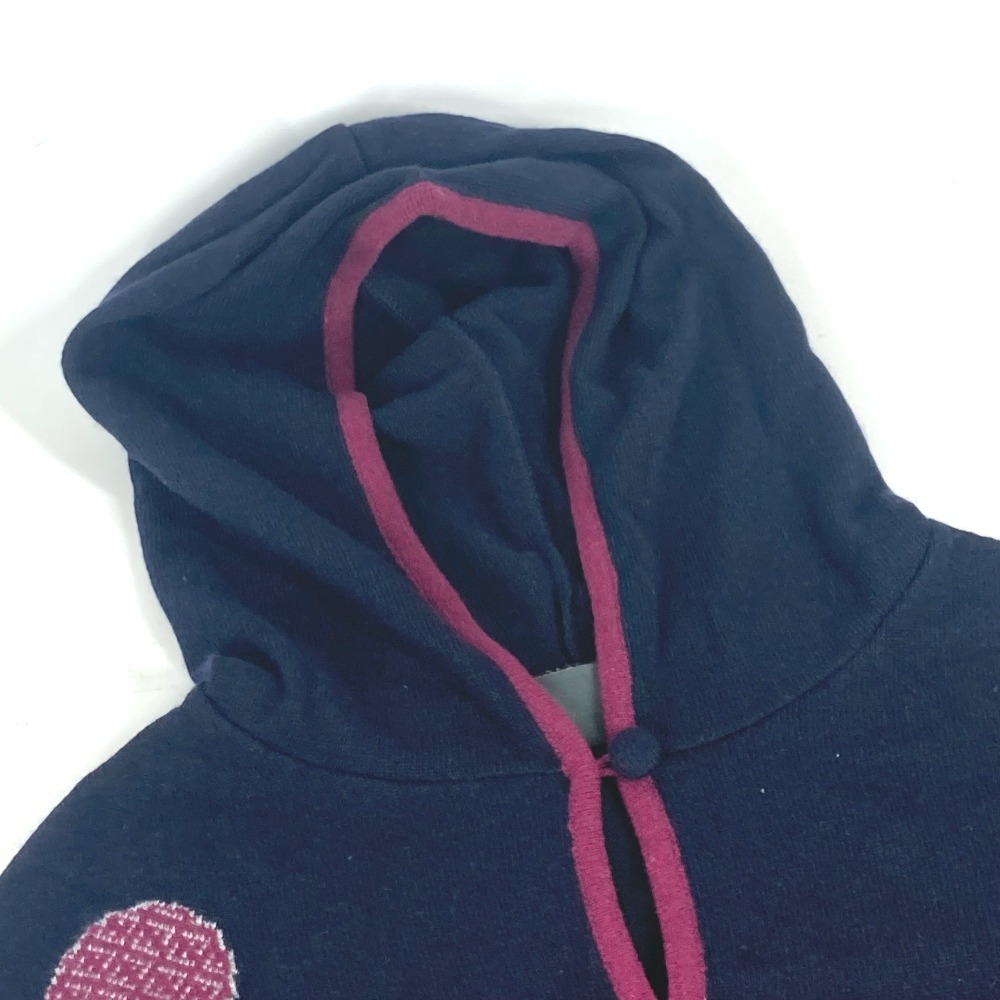 ポンチョ ドット 水玉 フード付き フーディー トップス アパレル ウール マルチカラー