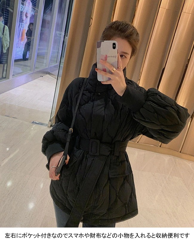 中綿コート レディース アウター 無地 立ち襟 長袖 軽量 防寒 保温性 前開き トップス カジュアル 中綿コート レディース アウター 無地 立ち襟 長袖 軽量 防寒 保温性 前開き トップス カジュアル