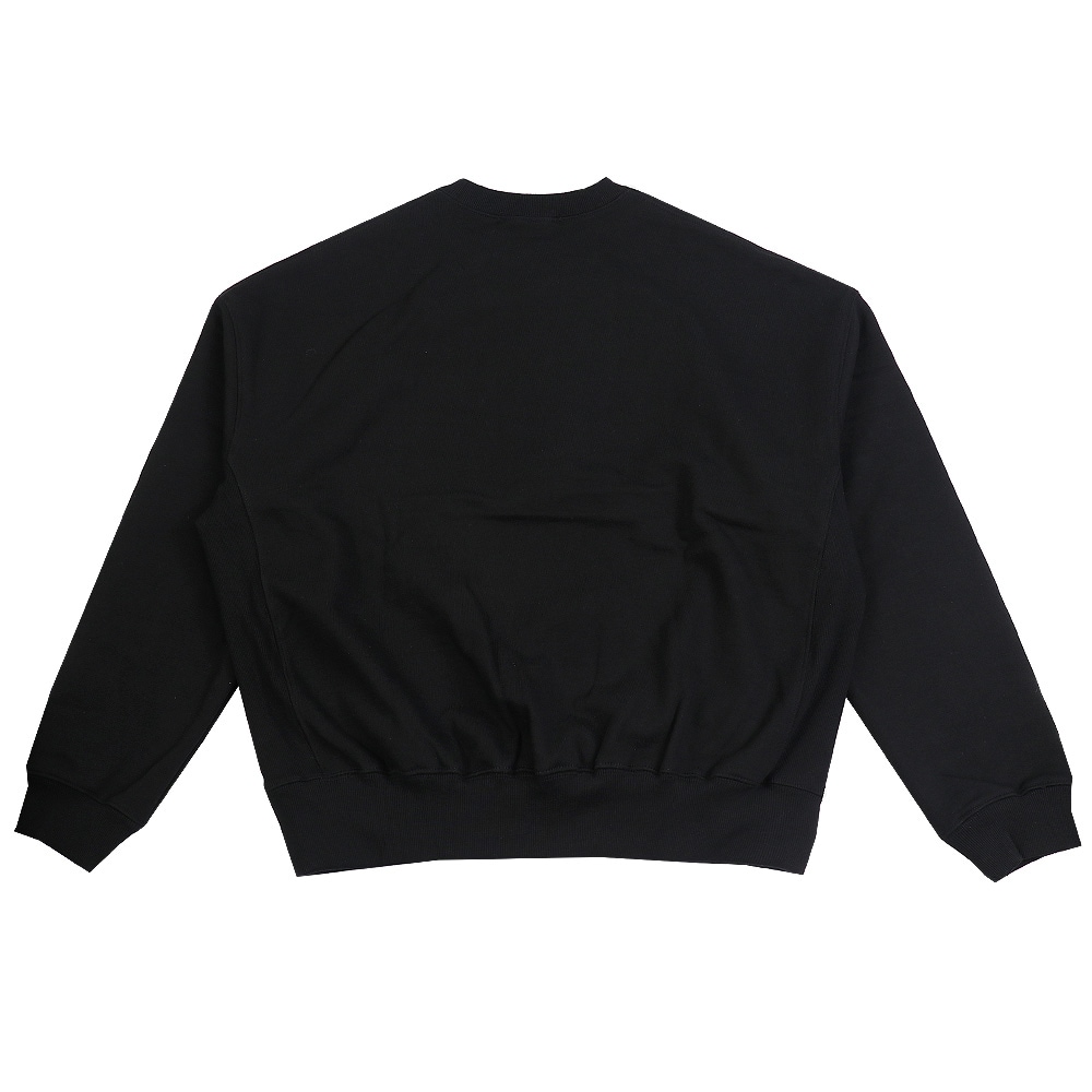 SWEATSHIRT FLOWERMARDI NEEDLEWORK BLACK LEMON 長袖 レディース 韓国 ファッション アパレル 刺繍