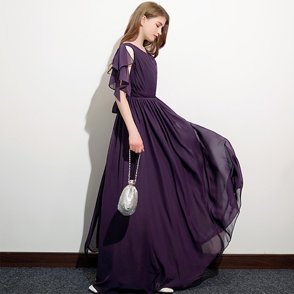 キッズドレス ピアノ発表会 中学生 ワンピース ドレス 女の子 ロングドレス リボン 袖あり スリットスリーブ 無地 シンプル ロング丈 カシュクール Vネック Aライン 発表会 コンクール フォーマ キッズドレス ピアノ発表会 中学生 ワンピース ドレス 女の子 ロングドレス リボン 袖あり スリットスリーブ 無地 シンプル ロング丈 カシュクール Vネック Aライン 発表会 コンクール フォーマ