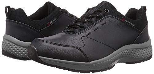 [ムーンスター] スニーカー 晴雨兼用 ウォーキングシューズ 防水 幅広 SPLT M196 メンズ スムースブラック 28.0 cm 4E