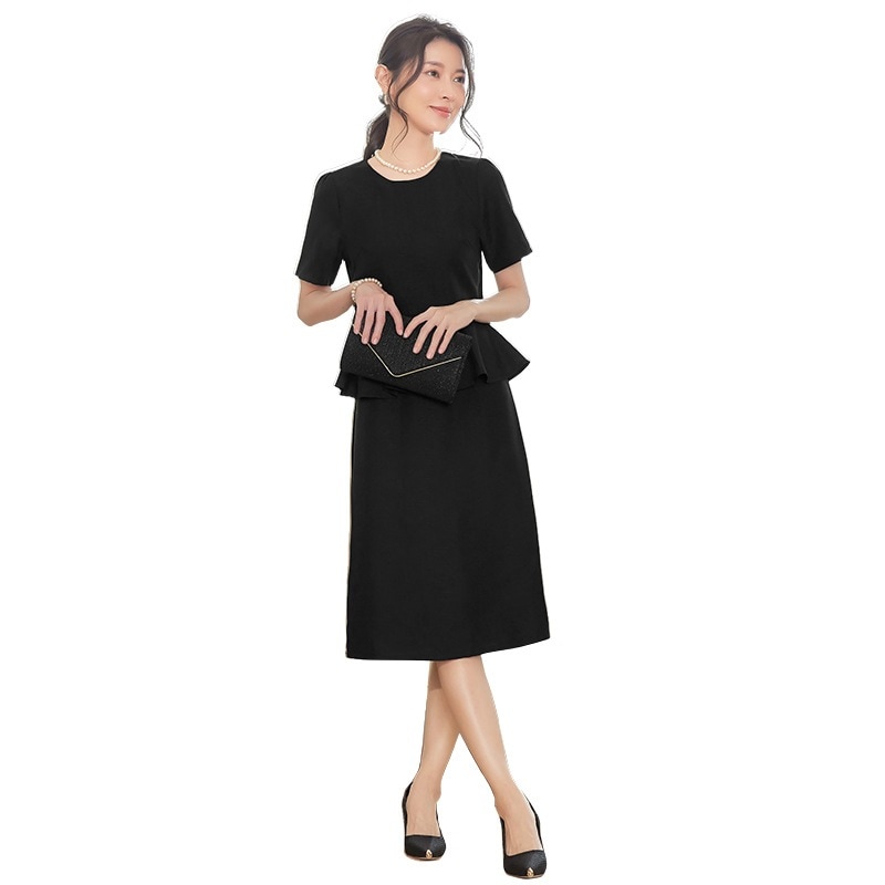 【CY.上品】 スーツセット 七分袖＋ワンピース ママスーツ スーツ セットアップ 卒業式 入学式 入園式 通勤 セットアップ フォーマル