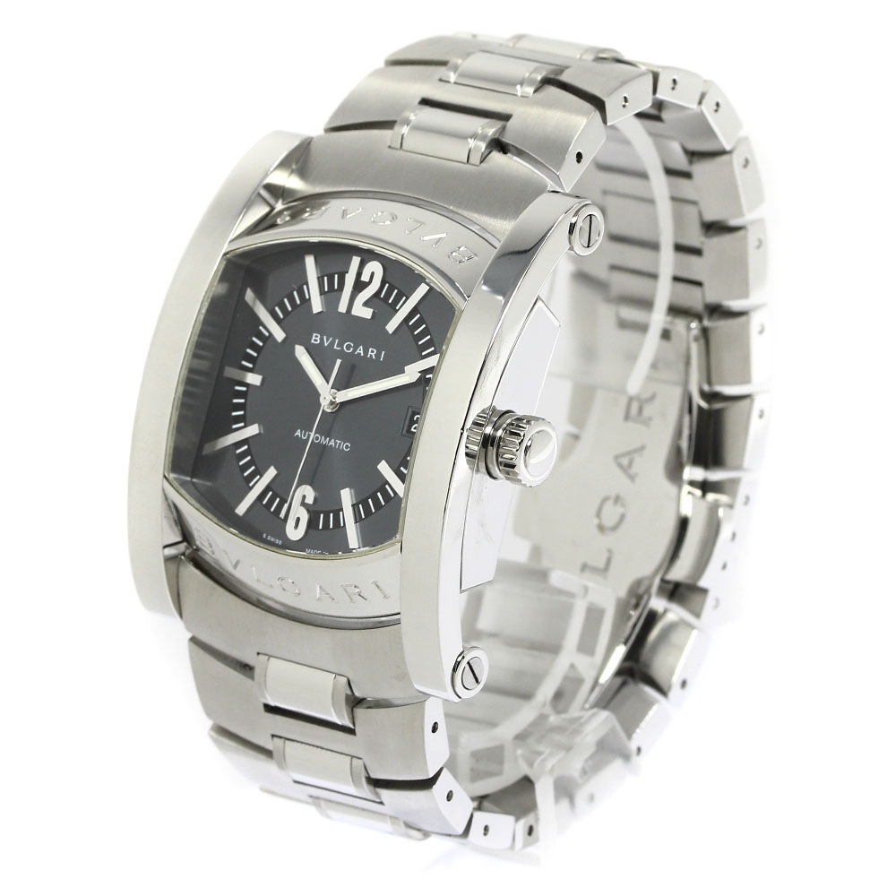 ブルガリ BVLGARI AA48S アショーマ デイト 自動巻き メンズ _751448【中古】 ブルガリ BVLGARI AA48S アショーマ デイト 自動巻き メンズ _751448【中古】