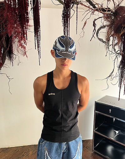【Thug Club】Tank Top [正規品] タンクトップ 韓国 男女兼用 Thug Club】Tank Top◇ タンクトップ (Thug Club/タンクトップ