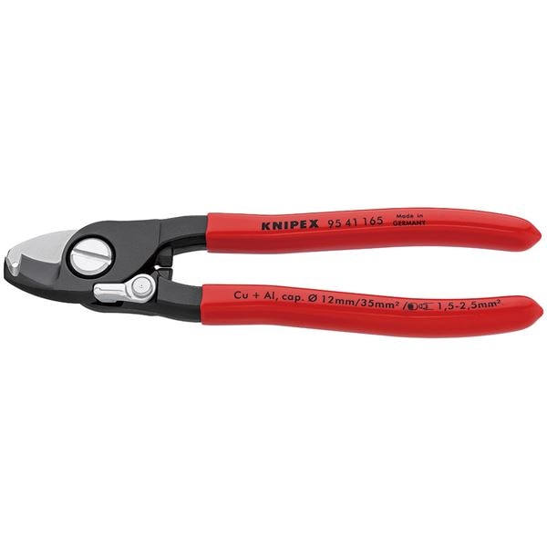 KNIPEX（クニペックス）9541-165 ケーブルカッター（バネ付）ストリップ付