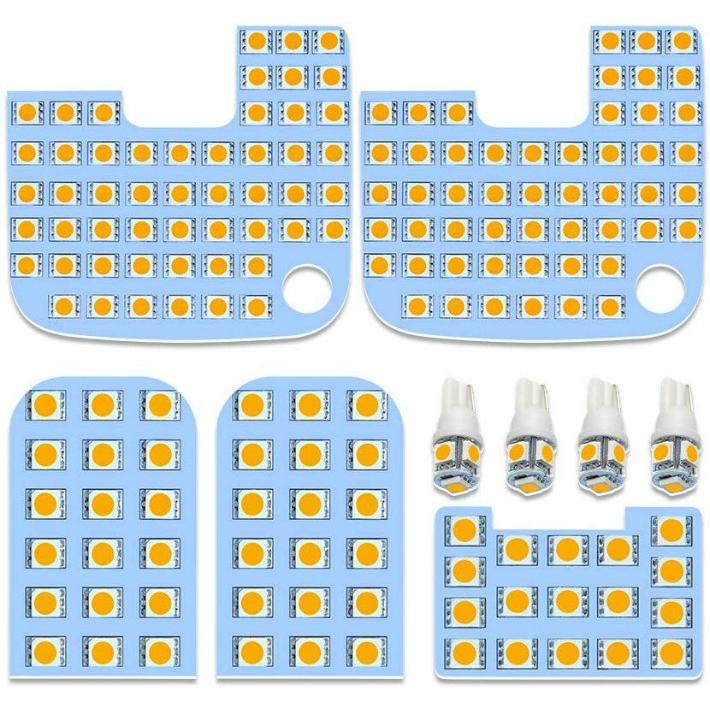 NV350 キャラバン LED ルームランプ ニッサン E26系 GX DX 車種別専用設計 電球色 3500K E26 室内灯 爆光 全9点 1年保証　opp-room-e26-3500k