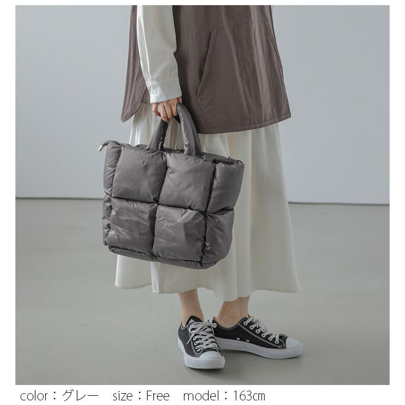 【期間限定】2wayキルティングバッグ トート ショルダー ダウン 無地 軽量 鞄 【akb308-085】【予約販売:15-20日】80込 【期間限定】2wayキルティングバッグ トート ショルダー ダウン 無地 軽量 鞄 【akb308-085】【予約販売:15-20日】80込