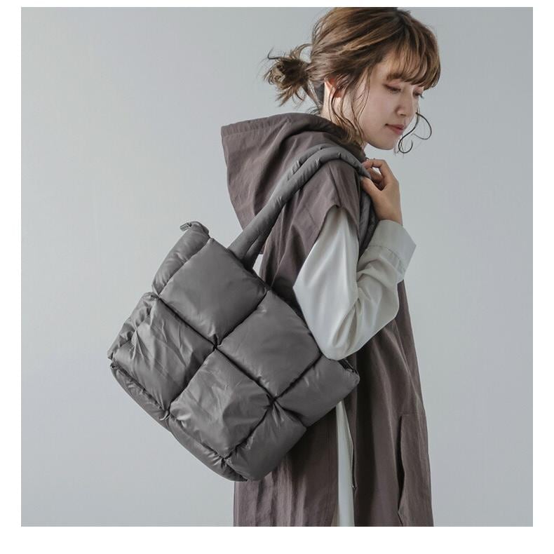 【期間限定】2wayキルティングバッグ トート ショルダー ダウン 無地 軽量 鞄 【akb308-085】【予約販売:15-20日】80込 【期間限定】2wayキルティングバッグ トート ショルダー ダウン 無地 軽量 鞄 【akb308-085】【予約販売:15-20日】80込