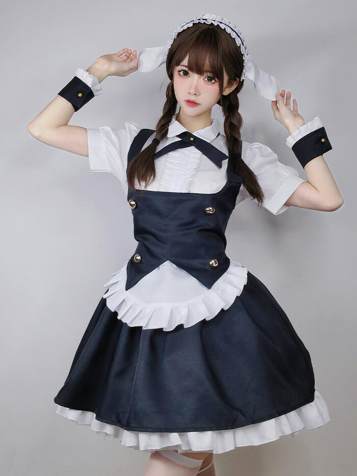 【急速出荷】メイド服 豪華セット コスプレ うさ耳 兎 メイドカフェ 衣装 仮装 ゴスロリ かわいい 可愛い コスプレ衣装 ワンピース 半袖 うさぎ 定番 コスチューム ハロウィン カフェ店員 制服 【急速出荷】メイド服 豪華セット コスプレ うさ耳 兎 メイドカフェ 衣装 仮装 ゴスロリ かわいい 可愛い コスプレ衣装 ワンピース 半袖 うさぎ 定番 コスチューム ハロウィン カフェ店員 制服