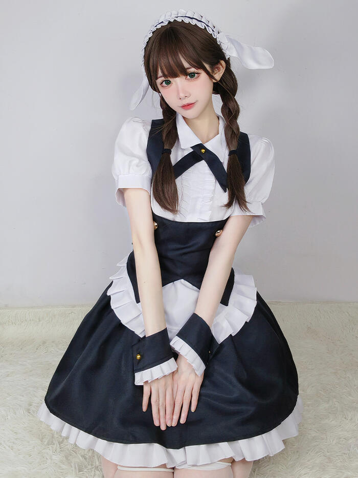【急速出荷】メイド服 豪華セット コスプレ うさ耳 兎 メイドカフェ 衣装 仮装 ゴスロリ かわいい 可愛い コスプレ衣装 ワンピース 半袖 うさぎ 定番 コスチューム ハロウィン カフェ店員 制服 【急速出荷】メイド服 豪華セット コスプレ うさ耳 兎 メイドカフェ 衣装 仮装 ゴスロリ かわいい 可愛い コスプレ衣装 ワンピース 半袖 うさぎ 定番 コスチューム ハロウィン カフェ店員 制服