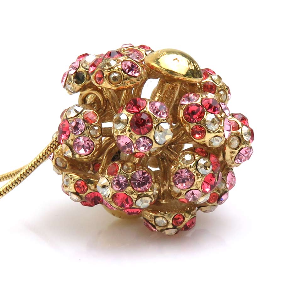 ルイ ヴィトン LOUIS VUITTON ネックレス パンダンティフ ミルエウンヌ ニュイ メタル/ラインストーン ゴールド/ピンク/レッド レディース w1031a ルイ ヴィトン LOUIS VUITTON ネックレス パンダンティフ ミルエウンヌ ニュイ メタル/ラインストーン ゴールド/ピンク/レッド レディース w1031a