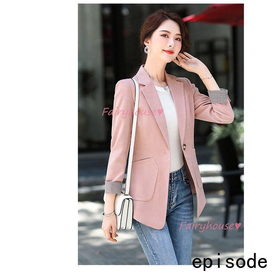 テーラードジャケット レディース 40代 七分袖スーツジャケット 黒 ブレザーコート 春コート 細身アウター 秋服 上品 通勤OL オフィス 30代 50代 テーラードジャケット レディース 40代 七分袖スーツジャケット 黒 ブレザーコート 春コート 細身アウター 秋服 上品 通勤OL オフィス 30代 50代