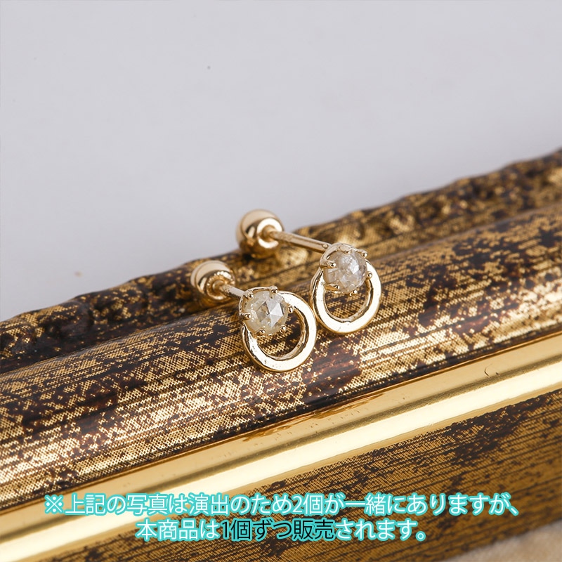 【韓国のピアス】SPR103_14K Gold, ラフダイヤ 軟骨ピアス 韓国のピアス】SPR103_14K Gold, ラフダイヤ 軟骨ピアス ピアス