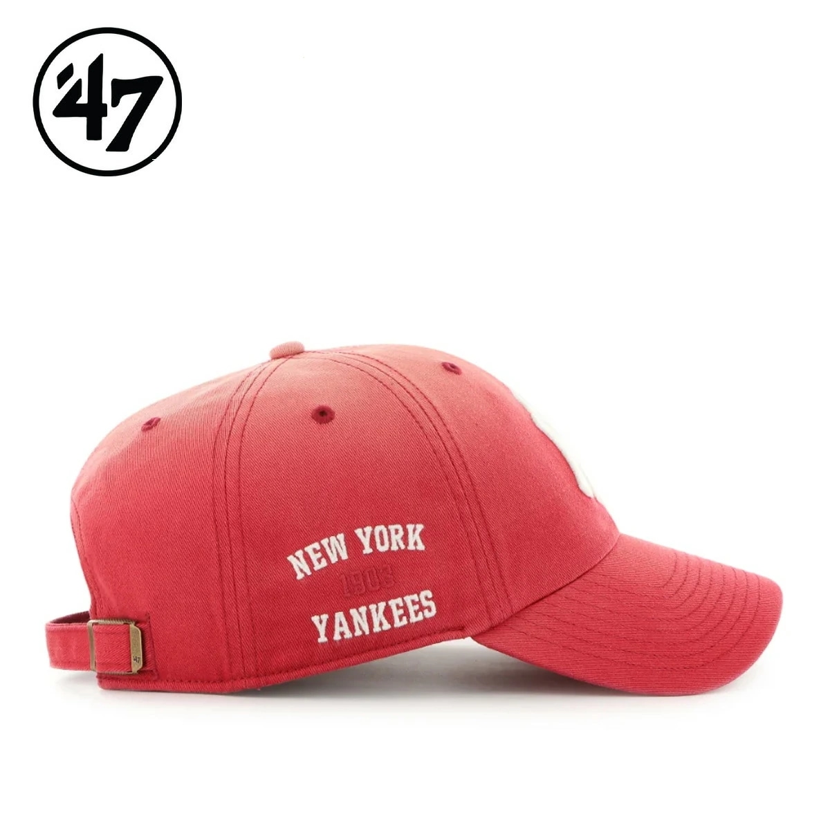キャップ クリーンナップ ニューヨーク・ヤンキース Truro レッド 調節可能 チームロゴ 野球帽 B-TRURO17GWS-XY メジャーリーグ 正規品