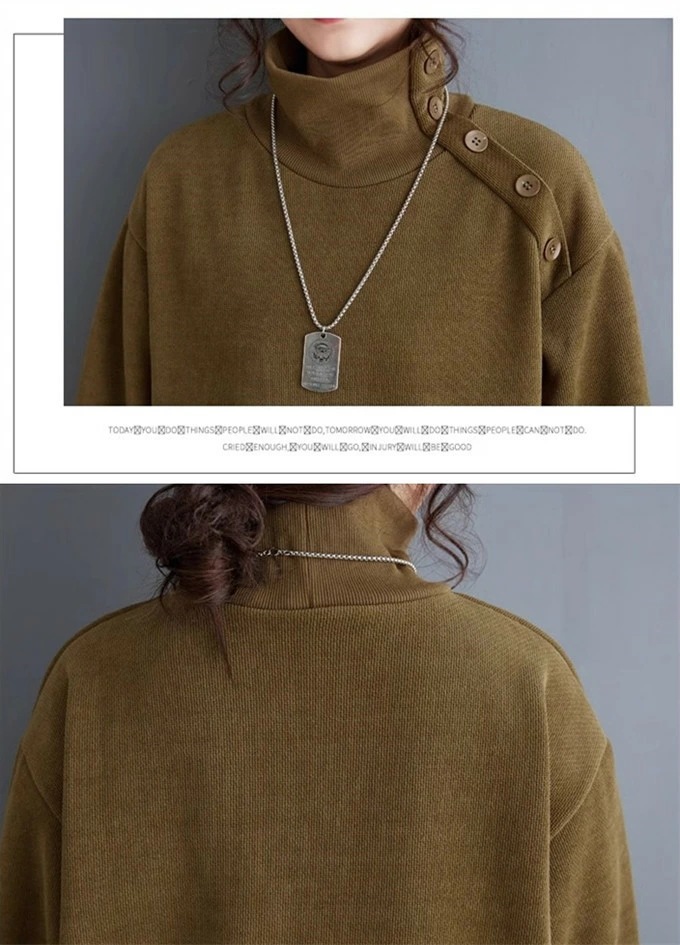 裏起毛ワンピース レディース 長袖 ロング丈 ハイネック 裏起毛 ワンピ 厚手 ボタン飾り 無地 シンプル フリーサイズ レトロ ファッション カジュアル ゆったり 体型カバー 暖か おしゃれ 30代 裏起毛ワンピース レディース 長袖 ロング丈 ハイネック 裏起毛 ワンピ 厚手 ボタン飾り 無地 シンプル フリーサイズ レトロ ファッション カジュアル ゆったり 体型カバー 暖か おしゃれ 30代