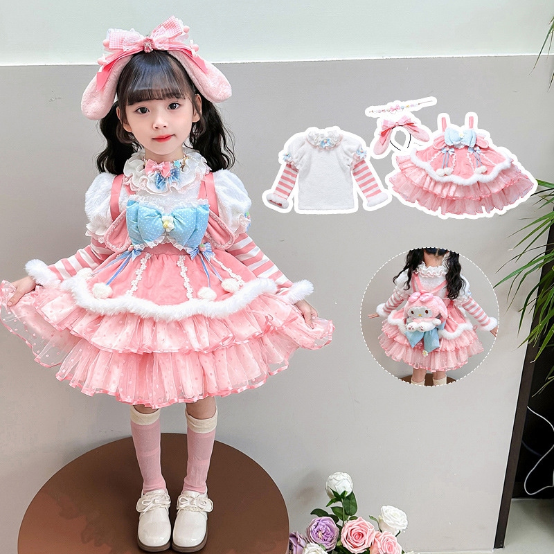クリスマス90 ~ 150cm女の子のメロディードレス外国の