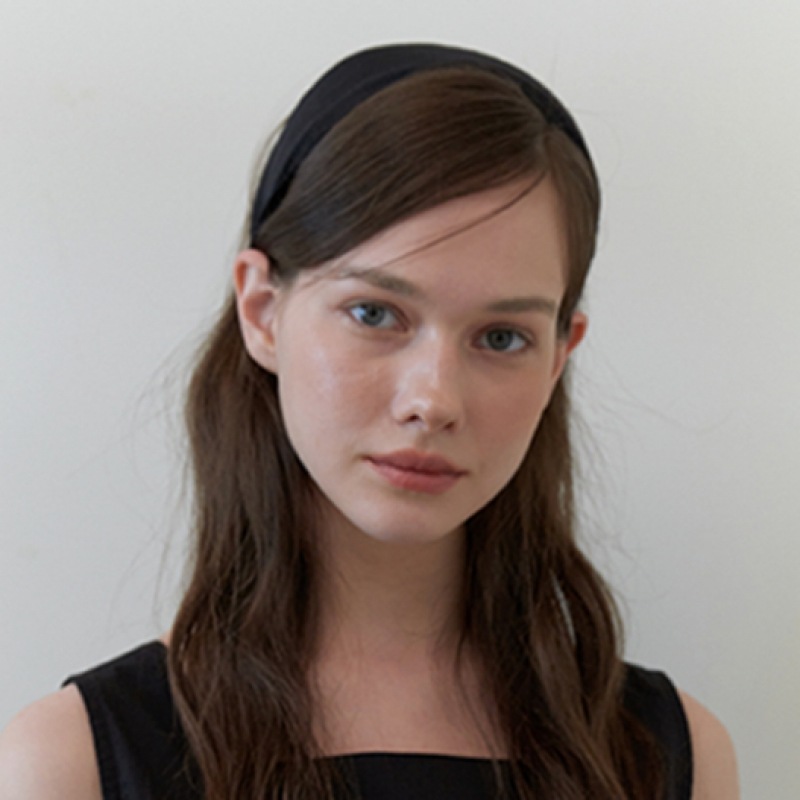 KINDABABY デイリーベーシックワイドヘッドバンド-ブラック