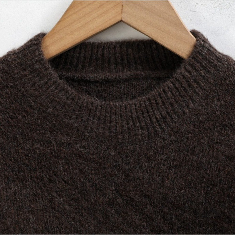 [pippin] ピピン裾開きジッパープチハイネックニット#111000