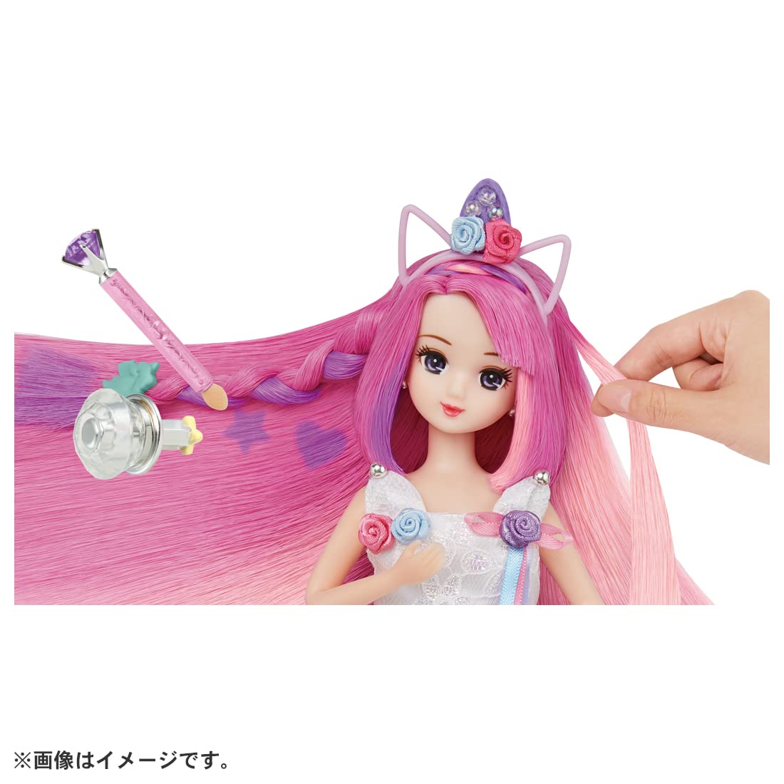 リカちゃん ドール ゆめいろみさきちゃん カラフルチェンジ 着せ替え おままごと おもちゃ 3歳以上